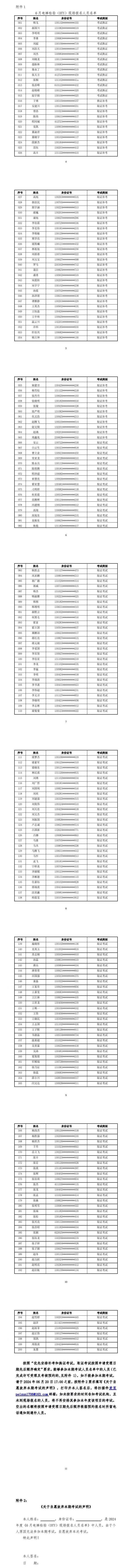 河北：关于举办2024年全省电梯检验（DTY）资格考试的通知