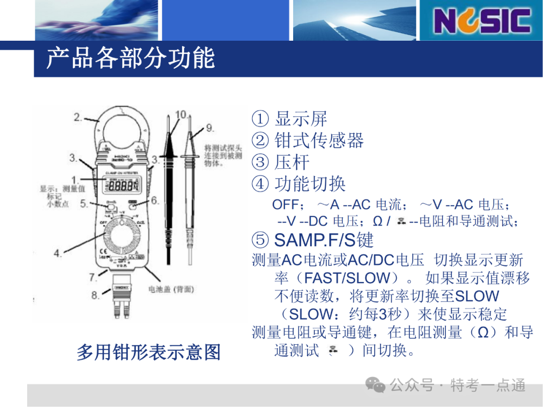 【电梯员课件】多用钳形表