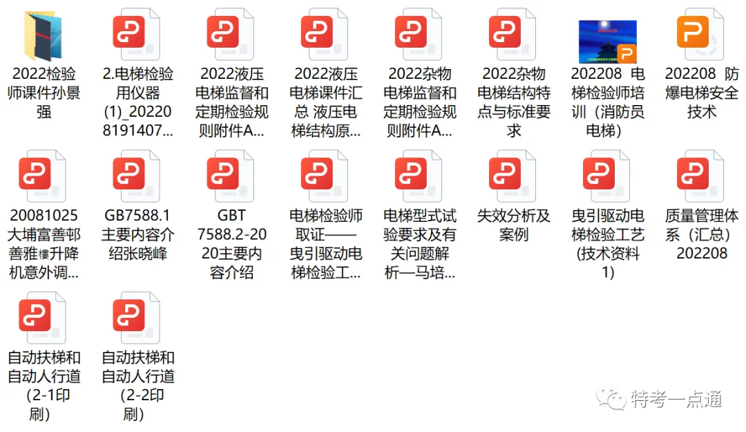 【课件】电梯检验师(DTS)培训课件免费送（已更新 2024年8月）